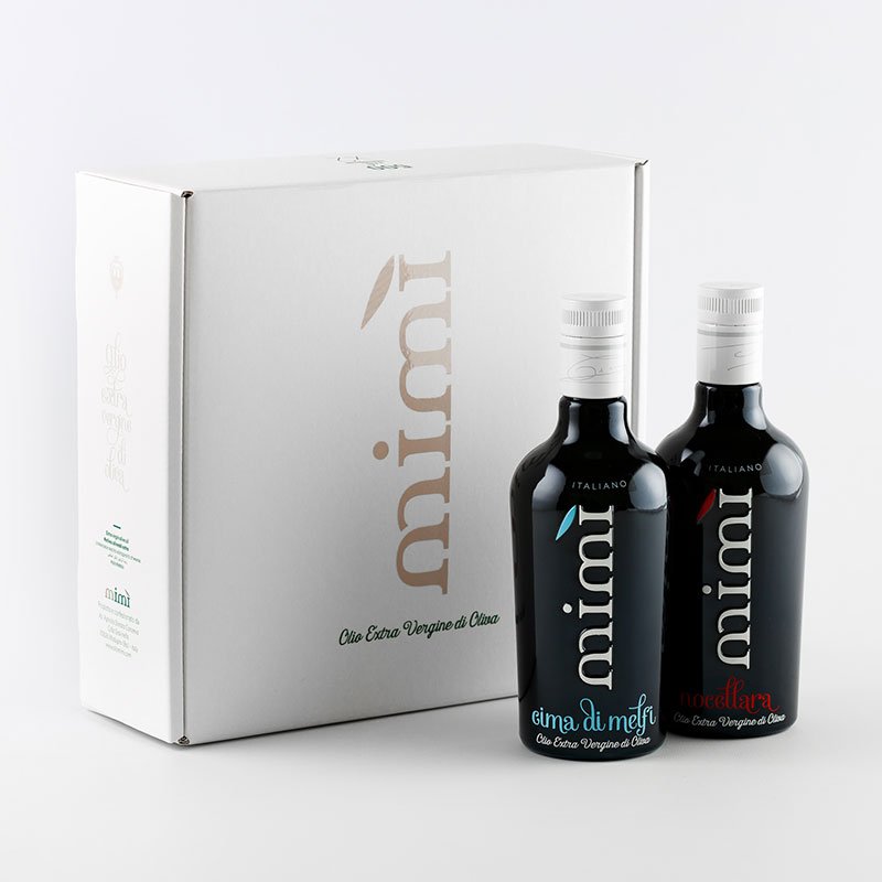 Confezione regalo olio 2 bottiglie