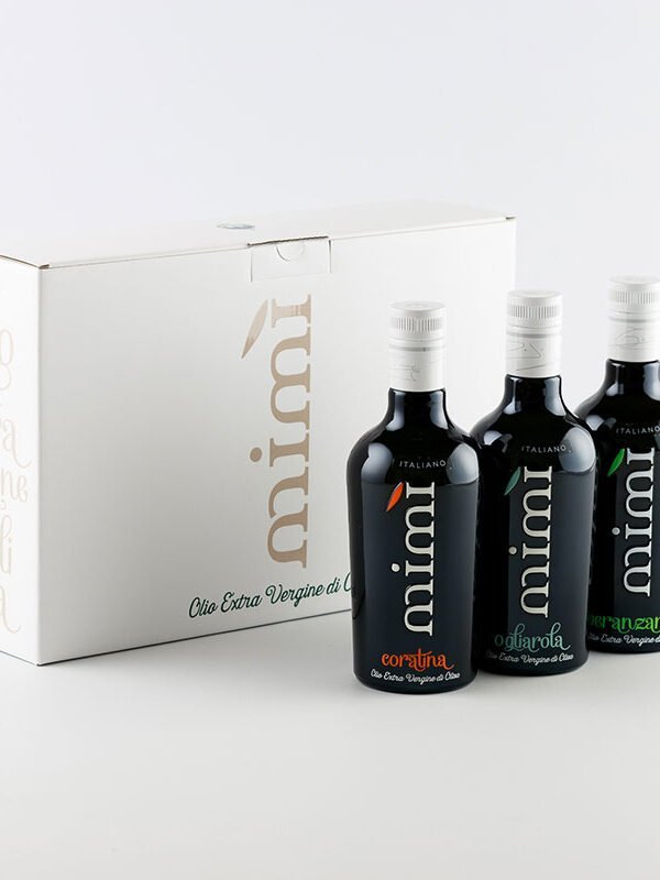 Confezione regalo olio 3 bottiglie - Olio Mimì