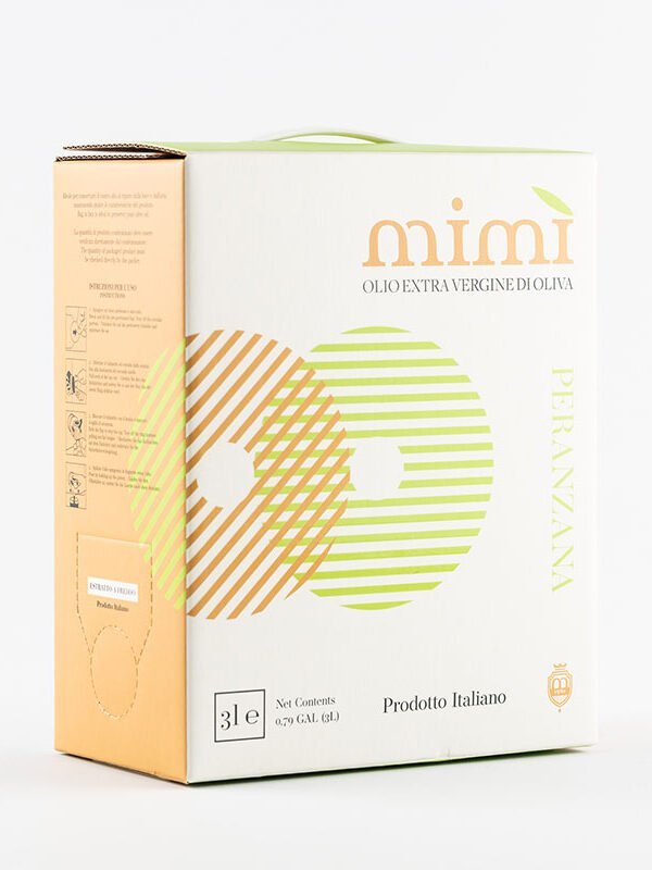 olio evo cultivar peranzana bag in box