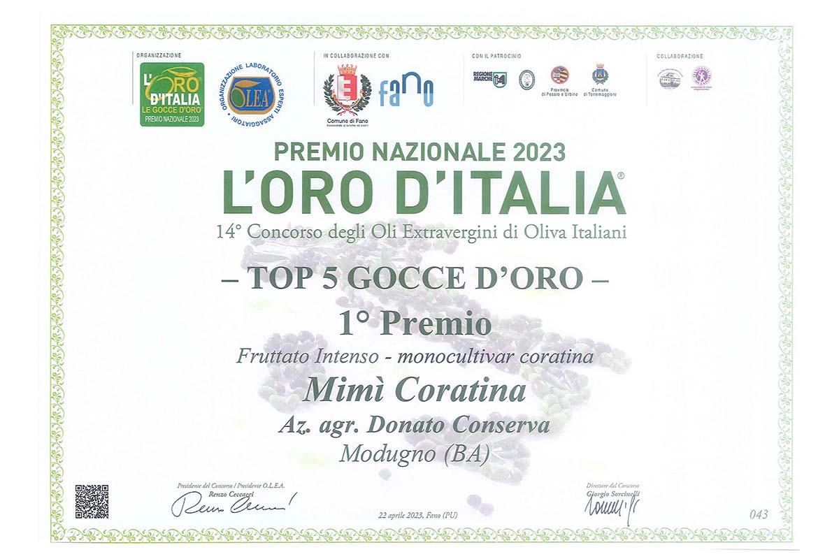 premi_oro_italia_2023_primo_premio_coratina