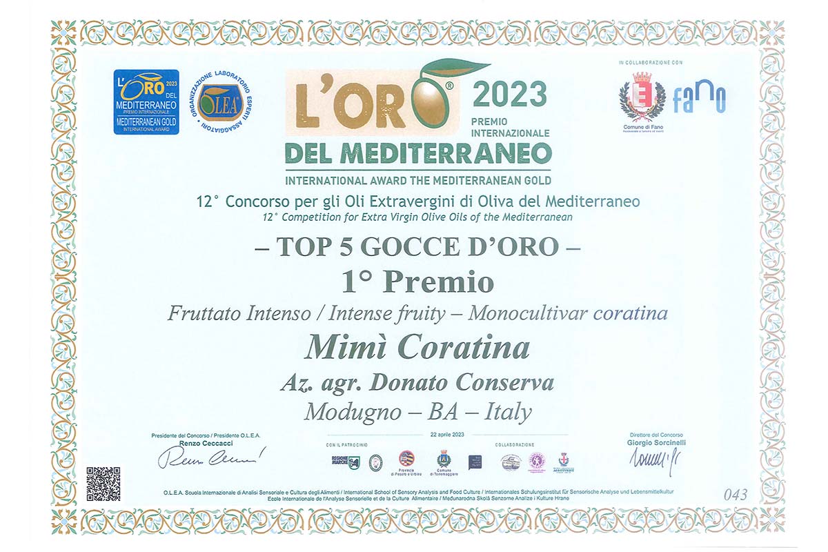 premi_oro_mediterraneo_2023_primo_premio_coratina