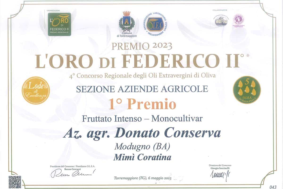 premi_oro_federico_ii_2023_primo_premio_coratina.